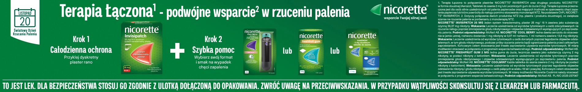 Nicorette Terapia Łączona
